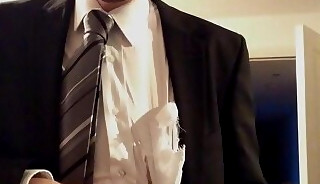 Shirt and Grey Tie Destruction