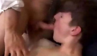 SUITED old DAD play his BOY TWINK and get fucked DEEP
