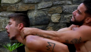Camp CockyBoys: Angel Rivera & Brock Banks enjoy some steamy fun in a hammock!