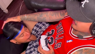 NBA jersey Latinos fuck while gaming