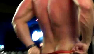 Frank Defeo Stripping Out Of A Fireman's Uniform
