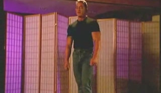 Tony Defina Partially Stripping And Flexing and Posing