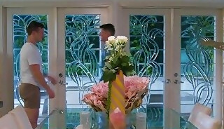 Raunchy podcaster Derek Kage meets fan Trevor Harris