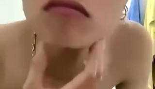 Cute take shower