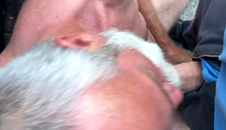 Sucking off dick