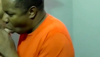 Mature black homo enjoys oral before interracial bareback