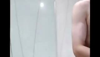 Chinese gym fit soldier