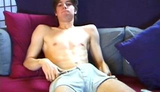 Jayden Strokes His Cock