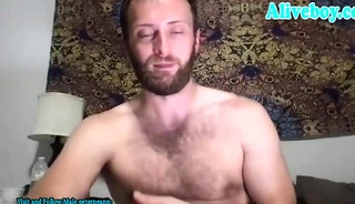 hairy guy shows off his sexy feet legs on webcam