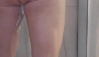 Jerking in the shower