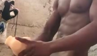 Haitian plays with his toy 2