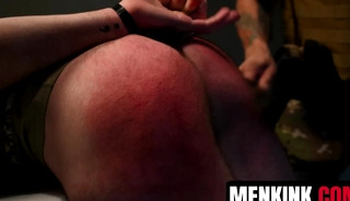 Rio 9rande interrogates Buck Richards with face fucking and raw sex