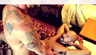 Latino stud with huge cock fucks muscular bottom with huge ass whore 2