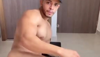 Colombian muscular man