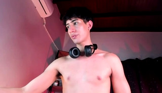 Slim Latino With Big Uncut Shaved Cock