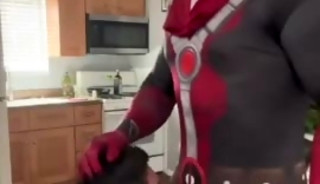 Spiderman Giving Deadpool A Blowjob
