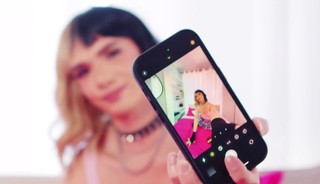 Harrison Feels taking sexy photos of his femboy boyfriend Sam Ledger