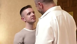 Stepuncle Cain Marko fucked hard twink Serg Shepard