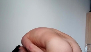 Sperm on the face. Hot greedy sex.