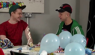 EuroBoyXXX Deacon Hunter Destroys Milo Millis Tight Ass On His Birthday