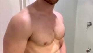Horny post-gym and all pumped up