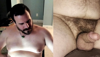 Jerking and Watching Porn at my Desk with Two Camera Angles