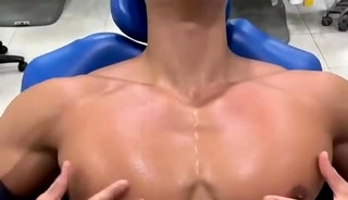 Touching Muscle Hunks (AI)