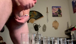 Hung Sperm God Shoots Ropes For Science