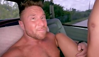 Picked up str8 jock tricked into gay sex till cumshot