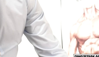 Doctor Legrand Wolf using a series of butt plugs inside Noah Whites ass