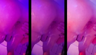 HUGE PINK DILDO MAKES ME CUM (ANAL ORGASM)