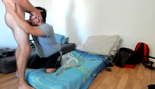 Big guy fucked by muscular guy