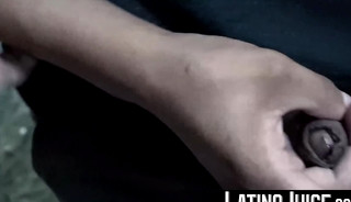 Attractive latino Eloy gobbleed my cock until I release my cum on his face