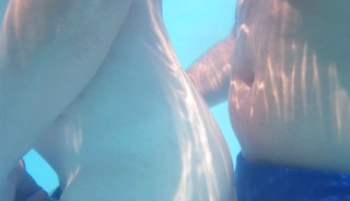 Fucking twink in the campsite pool