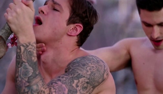 ASGMAX - FULL SCENE - Jacking Jock Rails Muscle Hunk Outdoors