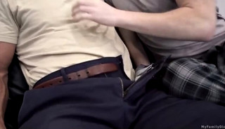 Stepfather and Stepson Having Some Intimate Time with Each Other - Myfamilydick