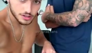 Braden and friend jerk off session