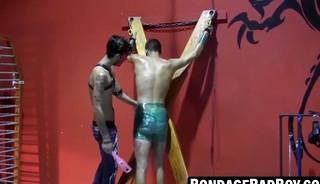 Chris Wayne's wild spanking from kinky master