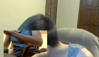 Stroking Hard Cock on Cam