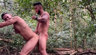 Great sex in the woods