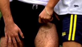 UK twinks are having b. anal drilling while outdoors