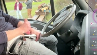 Unexpected truck stop encounter with more than one visitor