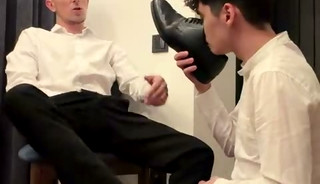 Cum on Feet and Lick