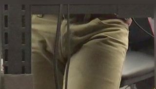 Spying on co-worker’s sexy bulge Part A3