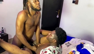 Boyfriend begging hime to stop giving him so much dick
