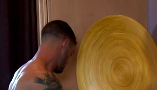 Milking the cum out of Bi-curious straight male