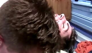 Two lusty fuck buddies have steamy gay sex in their bed