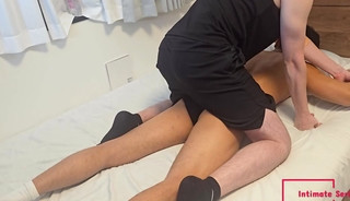 Popular influencer naked massage