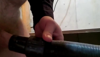 Chubby Guy Shopvac Blowjob
