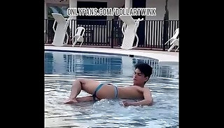 Femboy enjoying of his holidays